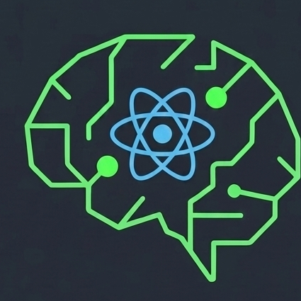 react-brain — circuit-brain logo